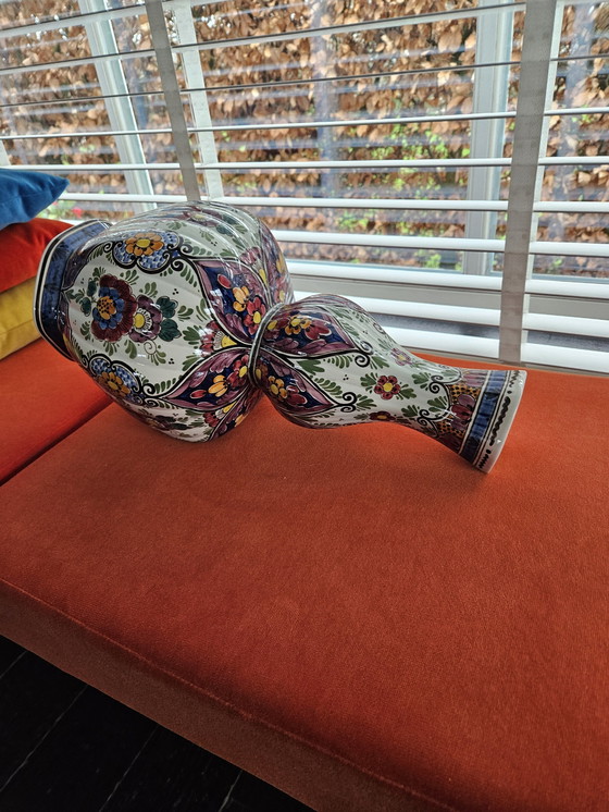 Image 1 of Vase Delfter Polychromie