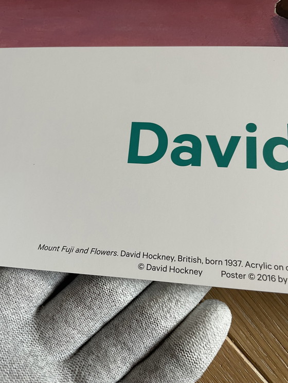 Image 1 of David Hockney, Berg Fuji und Blumen, 1972