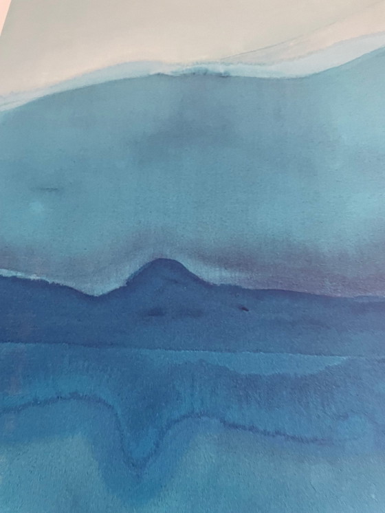 Image 1 of David Hockney, Berg Fuji und Blumen, 1972