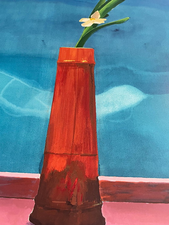 Image 1 of David Hockney, Berg Fuji und Blumen, 1972