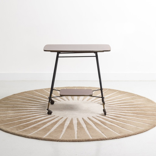 Vintage Rollender Beistelltisch