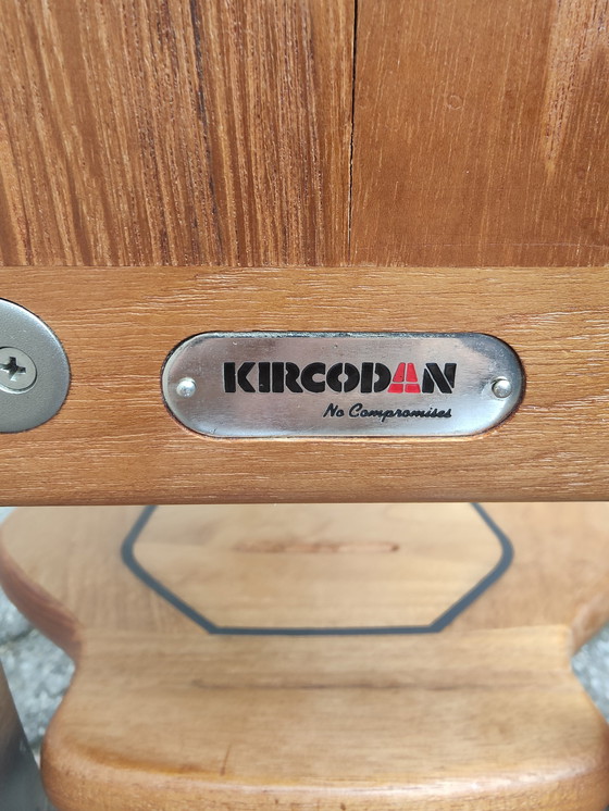 Image 1 of 2 Zwei Cappuccino Klappstühle und Klapptische Original Set