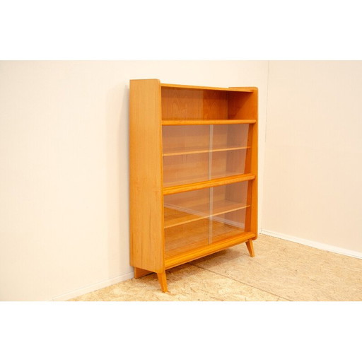 Vintage Bücherregal aus Nussbaum und Buche von František Jirák für Jitona, Tschechoslowakei 1960