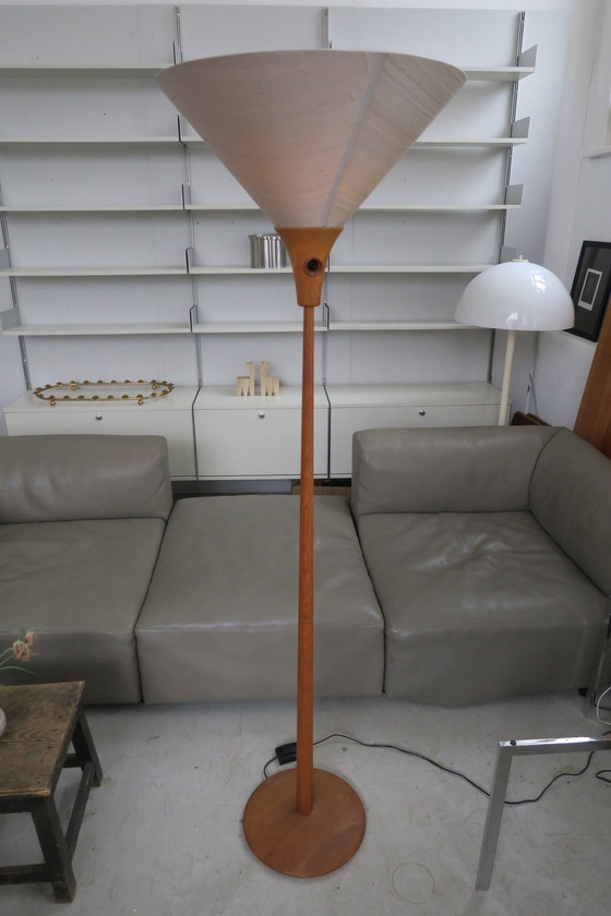 Image 1 of Seltene Stehlampe in Teakholz aus Dyrlund, Dänemark, 70S