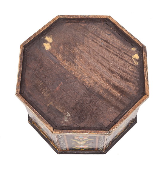 Image 1 of Alter Übertopf Aus Holz, 1900