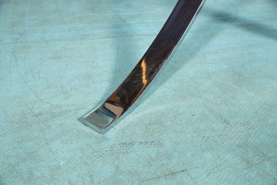 Image 1 of Space Age minimalistischer Couchtisch, Couchtisch aus Rauchglas