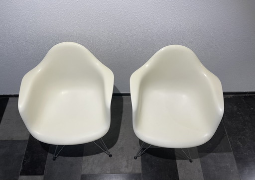 2X Vitra Eames Dar Arm Chair