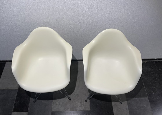 Image 1 of 2X Vitra Eames Dar Arm Chair