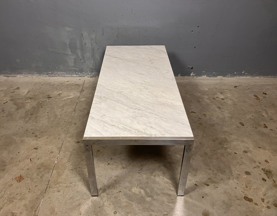 Image 1 of Marmor Couchtisch Chrom Mid Century