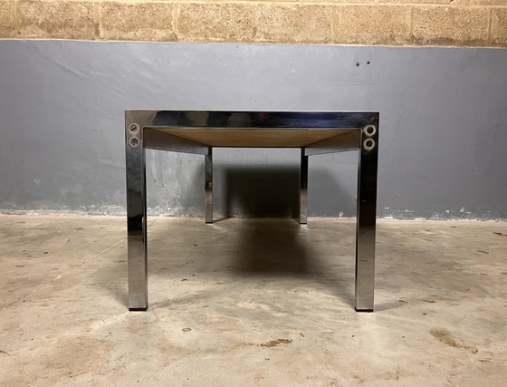 Image 1 of Marmor Couchtisch Chrom Mid Century