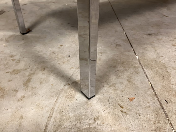 Image 1 of Marmor Couchtisch Chrom Mid Century