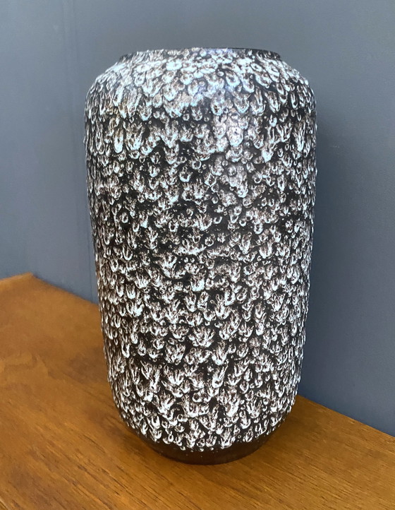 Image 1 of Große keramische Vase schwarz und weiß von Scheurich Deutschland Modell 546-40