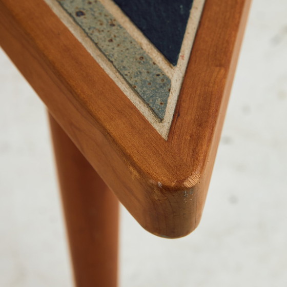 Image 1 of Mk10429 Teak und Keramik Couchtisch von Britt Sallingboe, 2er Set