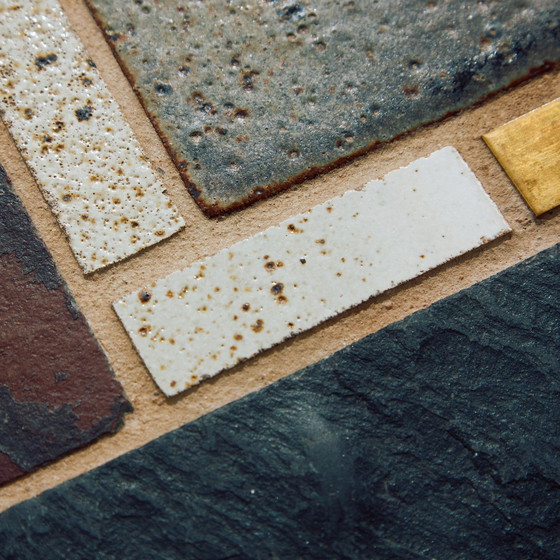 Image 1 of Mk10429 Teak und Keramik Couchtisch von Britt Sallingboe, 2er Set