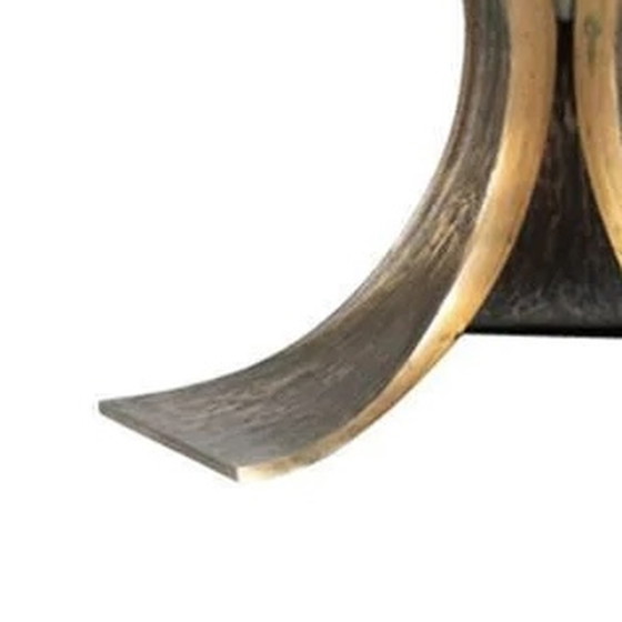 Image 1 of Couchtisch aus Bronze, Belgien 1970er Jahre