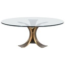 Couchtisch aus Bronze, Belgien 1970er Jahre