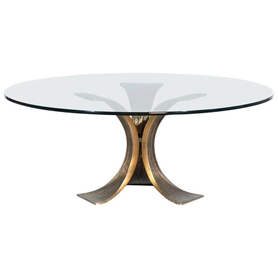 Image 1 of Couchtisch aus Bronze, Belgien 1970er Jahre