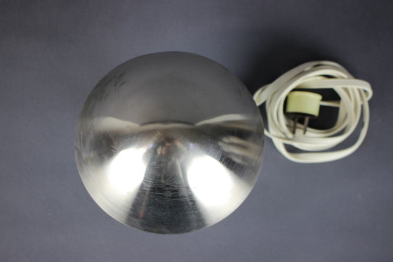 Image 1 of Verchromte Bauhaus-Tischlampe von Josef Hurka, Tschechoslowakei, 1930er Jahre