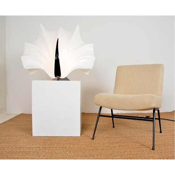 Image 1 of Skulpturale Vintage-Lampe von Rougier