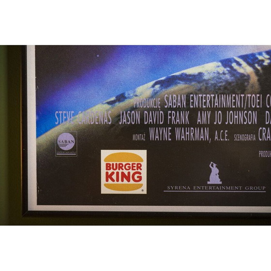 Image 1 of Vintage Power Rangers Filmplakat von Bryan Spicer, Polen