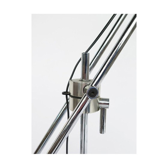 Image 1 of Vintage Stehlampe aus verchromtem Metall, Schweiz 1970