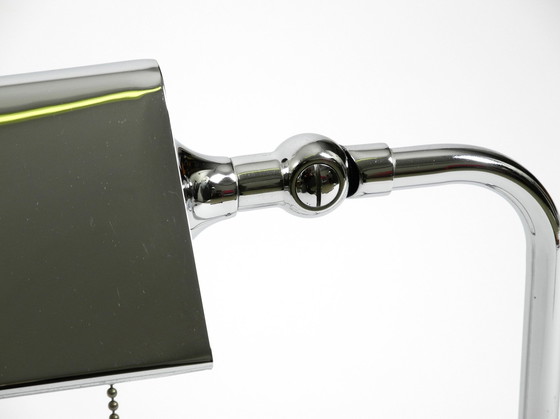 Image 1 of Große Original 1980S Chrom Tischlampe von Florian Schulz