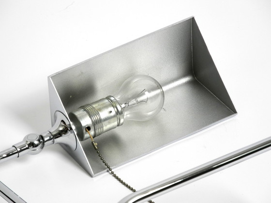 Image 1 of Große Original 1980S Chrom Tischlampe von Florian Schulz