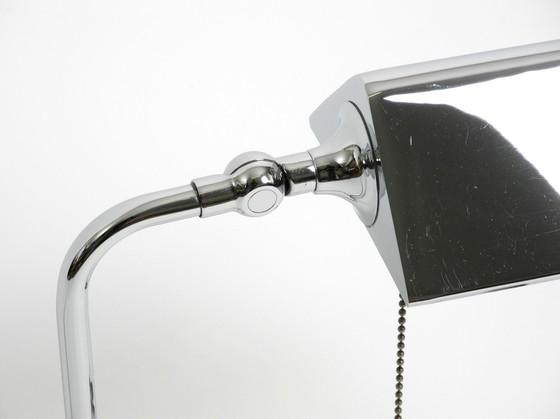 Image 1 of Große Original 1980S Chrom Tischlampe von Florian Schulz