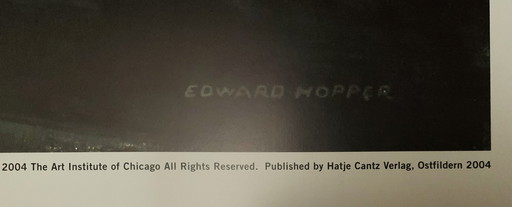 Edward Hopper. Nighthawks 1942. Xxl Format!