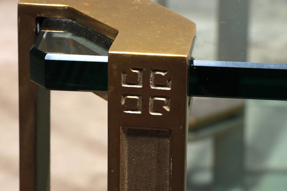 Image 1 of Vintage Glas Couchtisch von Peter Ghyczy, Modell T24