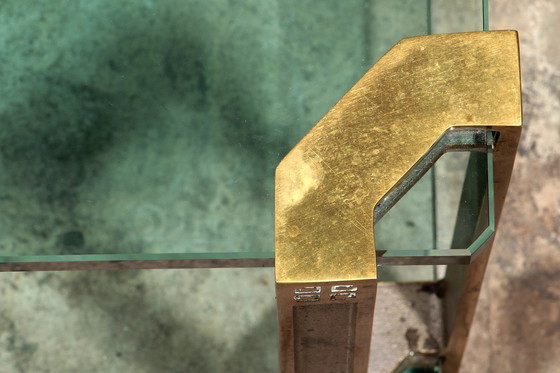 Image 1 of Vintage Glas Couchtisch von Peter Ghyczy, Modell T24