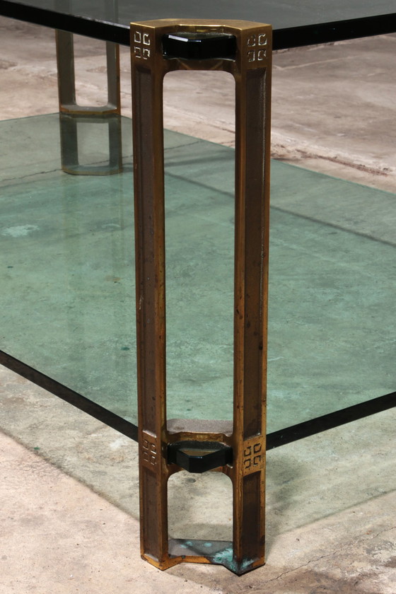 Image 1 of Vintage Glas Couchtisch von Peter Ghyczy, Modell T24