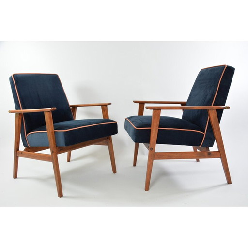 Vintage FOX Nacht blau Sessel