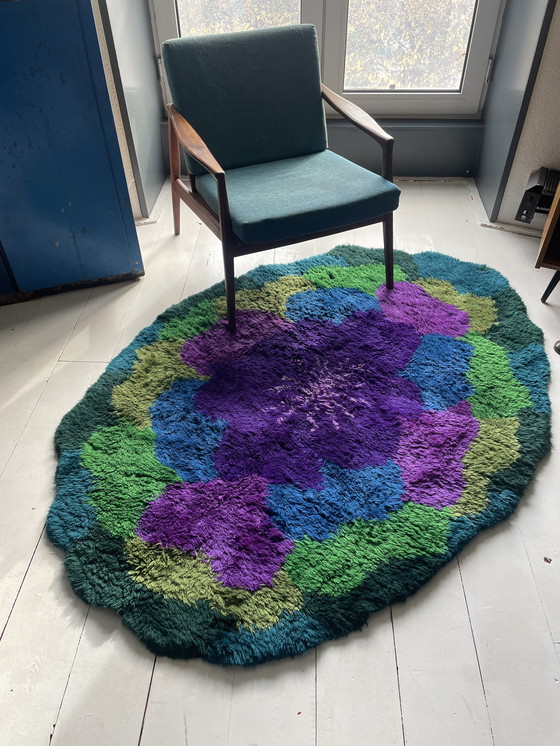 Image 1 of Einzigartiger Teppich aus dem Weltraumzeitalter