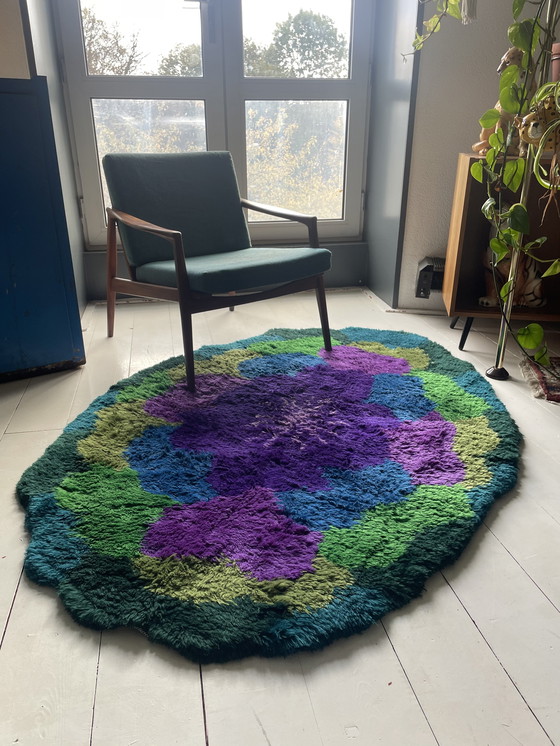 Image 1 of Einzigartiger Teppich aus dem Weltraumzeitalter