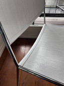6 Arco Design Stühle Buche mit Chrom