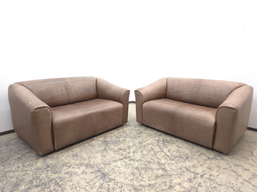 DE SEDE DS 47 Set Zweisitzer Designersofa Neckleder Vintage