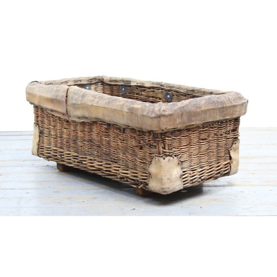 Image 1 of Vintage British Militär gov gestempelt "Crown E.R 1952" Korbkasten