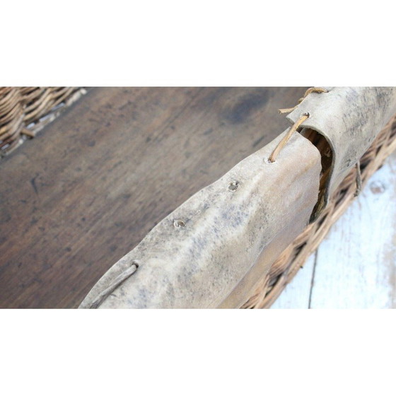 Image 1 of Vintage British Militär gov gestempelt "Crown E.R 1952" Korbkasten