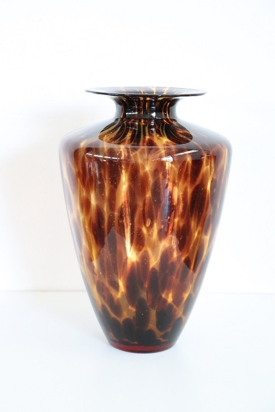 Image 1 of Große italienische Vase aus Murano-Kunstglas