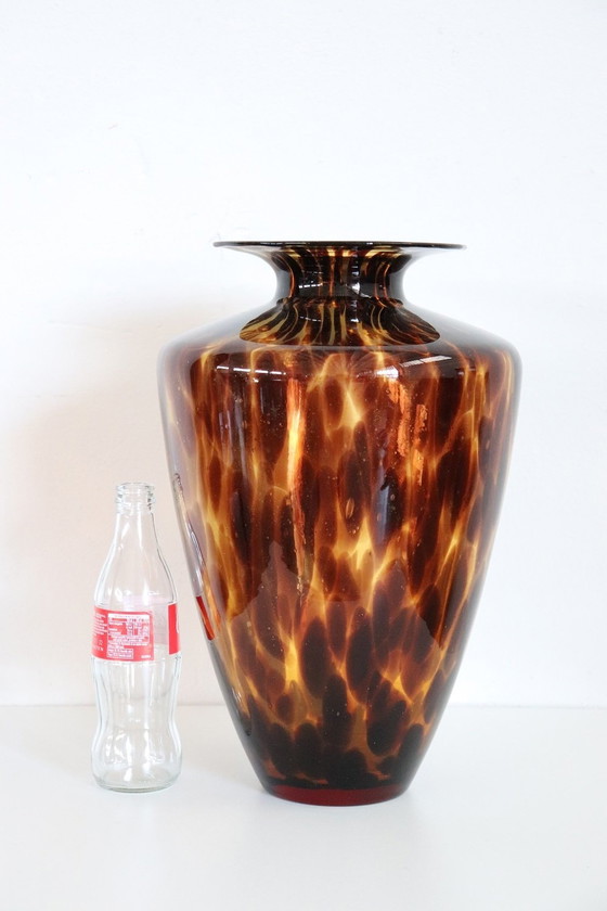 Image 1 of Große italienische Vase aus Murano-Kunstglas
