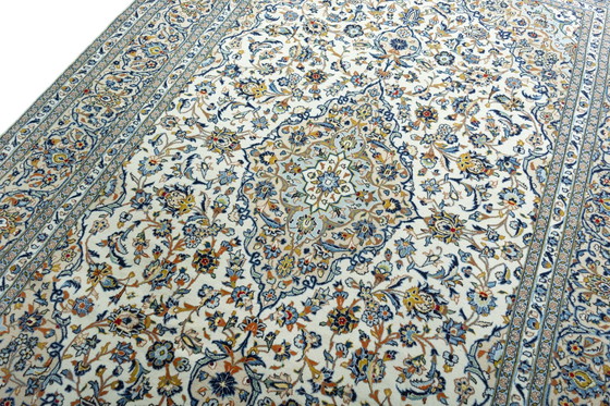 Image 1 of Handgeknüpfter Kashan Kork Orientteppich - 357 X 247