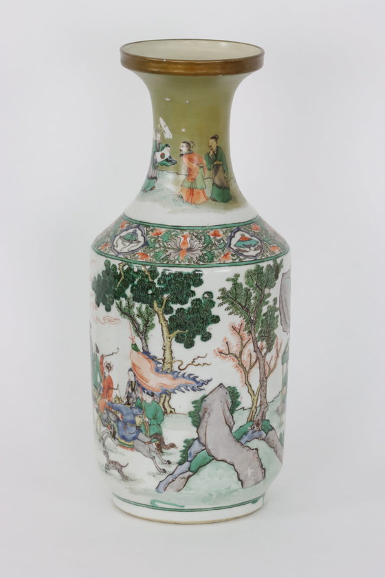 Image 1 of Chinesische Rouleau-Vase