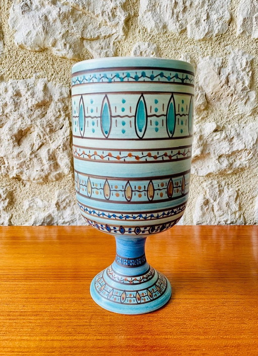 Mid-Century Keramikvase von Louis Bacculini, Vallauris, 1960er Jahre