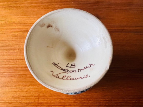 Image 1 of Mid-Century Keramikvase von Louis Bacculini, Vallauris, 1960er Jahre