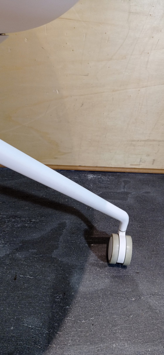 Image 1 of ARPER Duna 02 Sessel auf Rollen aus hellgrauer Kvard- Wolle von Studio LAM