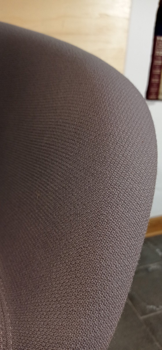 Image 1 of ARPER Duna 02 Sessel auf Rollen aus hellgrauer Kvard- Wolle von Studio LAM