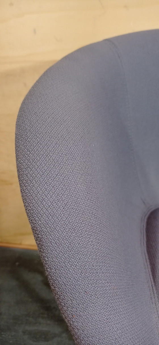 Image 1 of ARPER Duna 02 Sessel auf Rollen aus hellgrauer Kvard- Wolle von Studio LAM