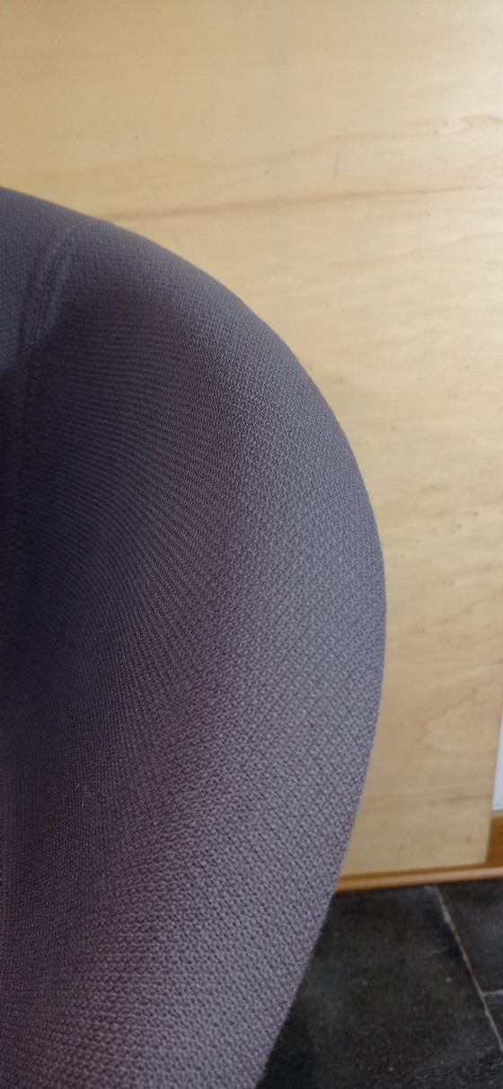 Image 1 of ARPER Duna 02 Sessel auf Rollen aus hellgrauer Kvard- Wolle von Studio LAM