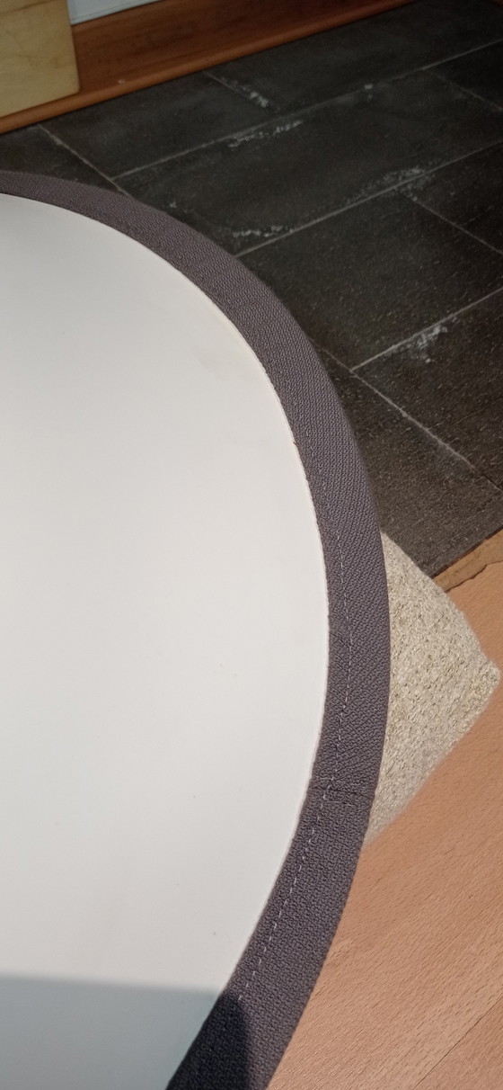 Image 1 of ARPER Duna 02 Sessel auf Rollen aus hellgrauer Kvard- Wolle von Studio LAM